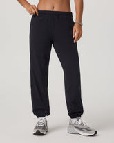 Halo Modern Sweatpant Women's Solid Black Pants | Vuori Clothing