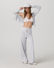 Halo Essential Wideleg Pant Women's Pale Grey Pants | Vuori