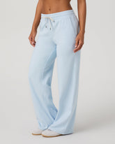 Halo Essential Wideleg Women's Soft Sky Heather Pants | Vuori Sale