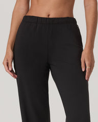 Women's Halo Modern Strght Leg Pant - Short Solid Black | Vuori On sale