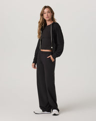 Women's Halo Modern Strght Leg Pant - Short Solid Black | Vuori On sale