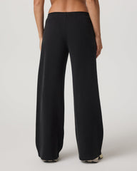 Women's Restore Ultra Wideleg Sweatpant Washed Black | Vuori