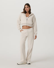 Women's Restore Straight Leg Sweatpant Bone Heather | Vuori On sale