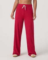 Halo Wideleg Women's Strawberry Heather Pants | Vuori US