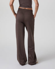Halo Essential Wideleg Pant - Long Java Heather | Vuori