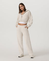 Restore Straight Leg Sweatpant - Long Bone Heather | Vuori Clothing