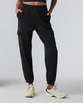 Boyfriend Cargo Sweatpant Black Heather Sweatpants | Vuori For sale