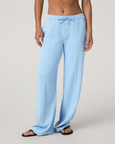 Compose Wideleg Pant Crystal Blue Mid-High Rise Pants | Vuori On sale