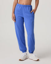 Halo Modern Sweatpant Women's Bright Iris Heather Pants | Vuori Outlet