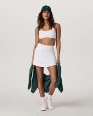 Daily Skirt Long 16" Women's White Performance Skirt | Vuori US