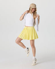 Clementine Pleated Skirt 15" Sunlight | Vuori US