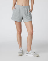 Sedona Sport Short Light Heather Grey Fleece Shorts | Vuori