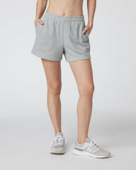 Sedona Sport Short Light Heather Grey Fleece Shorts | Vuori