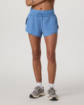 Daily Speed Short 2.5" Women's Light French Blue Shorts | Vuori Discount