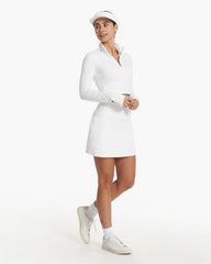 Volley Skirt Long White Tennis Skirt with Pockets | Vuori Outlet