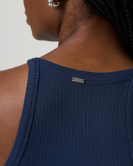 Cove Layering Tank Women's Blue Coast Rib Knit Tank Top | Vuori Discount