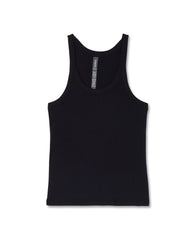 Cove Layering Tank Women's Black Rib Knit Tank Top | Vuori For sale