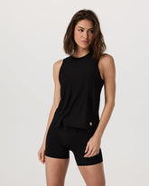 Energy Top Long Women's Black Performance Tank Top | Vuori Outlet