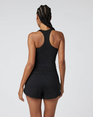 Halo Performance Crop 2.0 Black Heather Tank | Vuori On sale