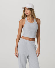 Elevation Racerback Tank Light Heather Grey | Vuori Clothing