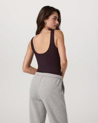 SL Halo Bodysuit Women's Raisin Bodysuit | Vuori Clothing