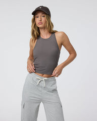 Pose Plyo Tank Women's Chia Rib Tank Top | Vuori