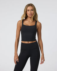 Inversion Rib Support Tank Black | Vuori Sale
