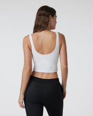 Daily Crop Women's White Crop Tank Top | Vuori Clothing