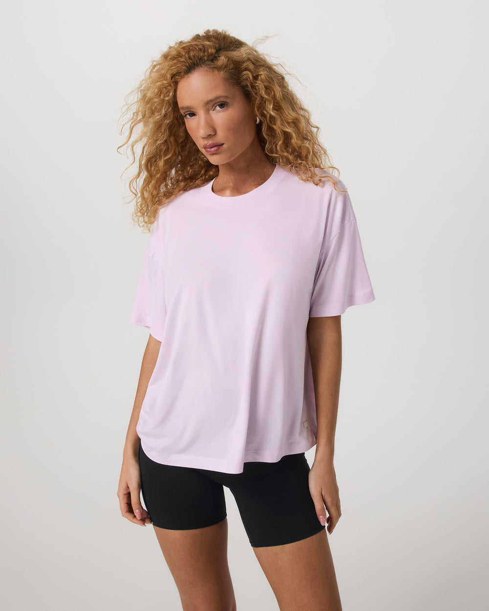 Energy Long Tee Women's Lilac Breeze Heather Tee Shirt | Vuori For sale