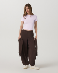 Feather Baby Tee Women's Lilac Breeze Fitted Tee Shirt | Vuori Outlet
