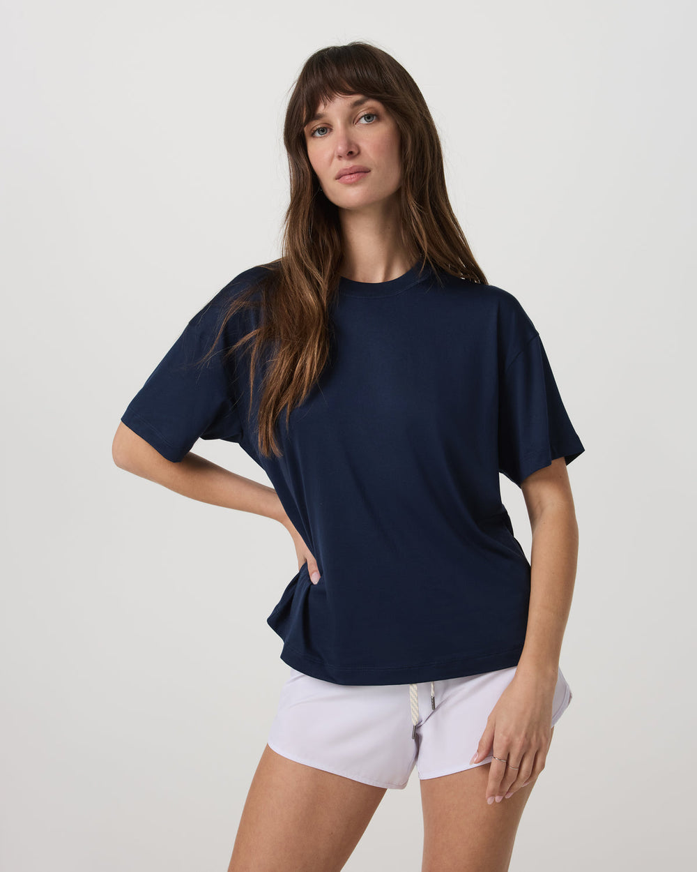 Energy Long Tee Women's Blue Coast Fitness Tee Shirt | Vuori