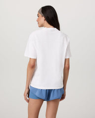 Short Sleeve Heavyweight Oversized Cotton Tee White | Vuori For sale