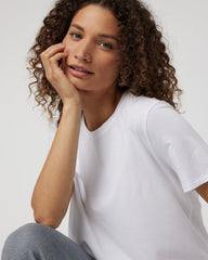 Feather Tee Women's White Lightweight Tee | Vuori Discount