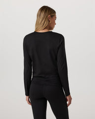 Halo Cardigan 2.0 Black Heather | Vuori For sale