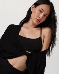 Long Sleeve Twist Top Women's Black Twist Top | Vuori Sale