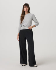 Long Sleeve Waffle Top Women's Light Heather Grey Tee | Vuori Online