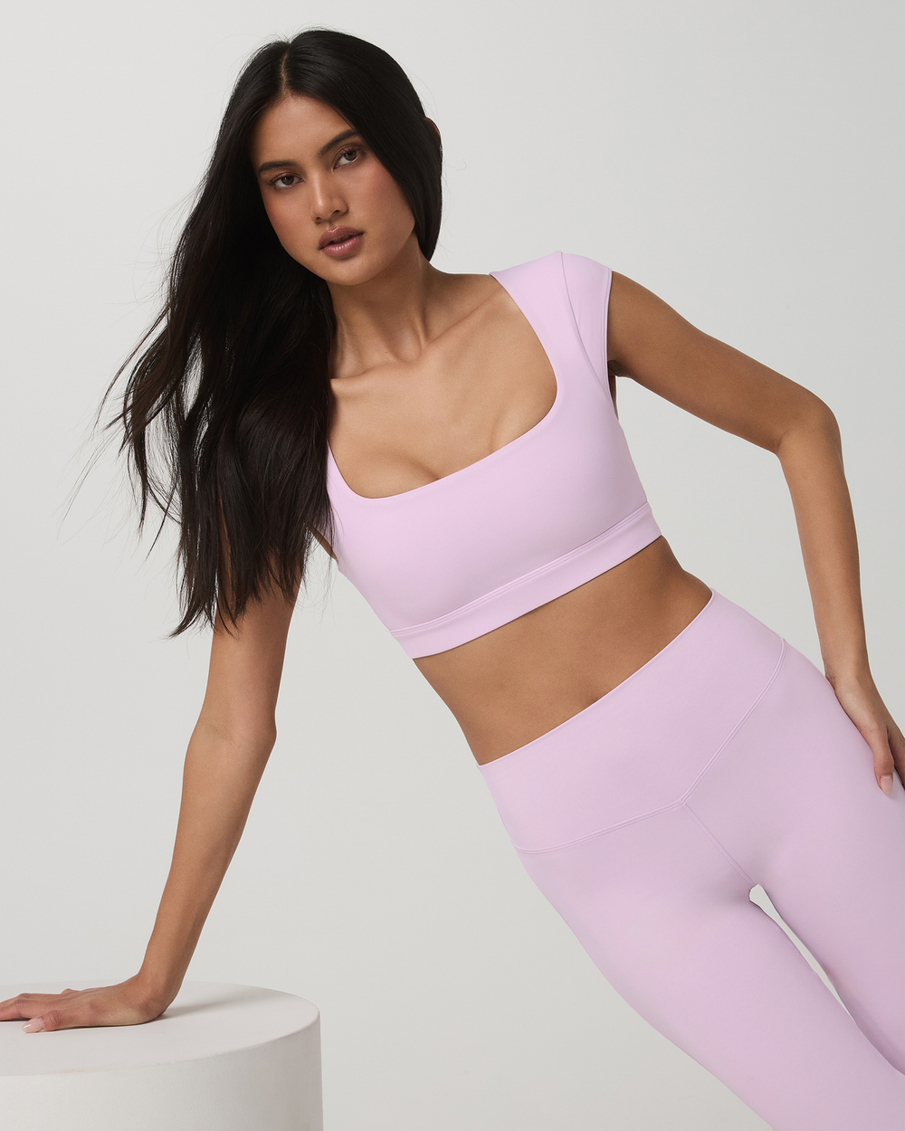 Vuori AllTheForm™ Short Sleeve Bra Women's Orchid Whisper Bra | Vuori On sale