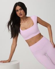 Vuori AllTheForm™ Short Sleeve Bra Women's Orchid Whisper Bra | Vuori On sale