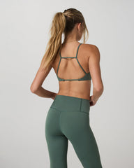 Vuori AllTheFeels™ Strappy Back Bra Women's Agate Green Bra | Vuori US