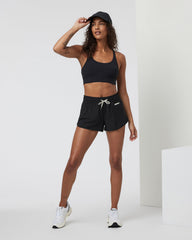 Yosemite Longline Bra Black Strappy Sports Bra | Vuori Discount