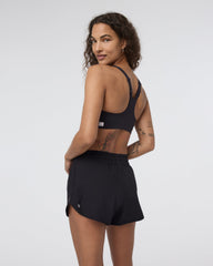Dynamic Bra Black Medium Support Sports Bra | Vuori Online