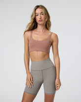 Yosemite Bra Sedona Brown Strappy Sports Bra | Vuori On sale