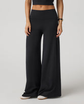 Halo Easy Wideleg Pant - Short Women's Solid Black Pants | Vuori For sale