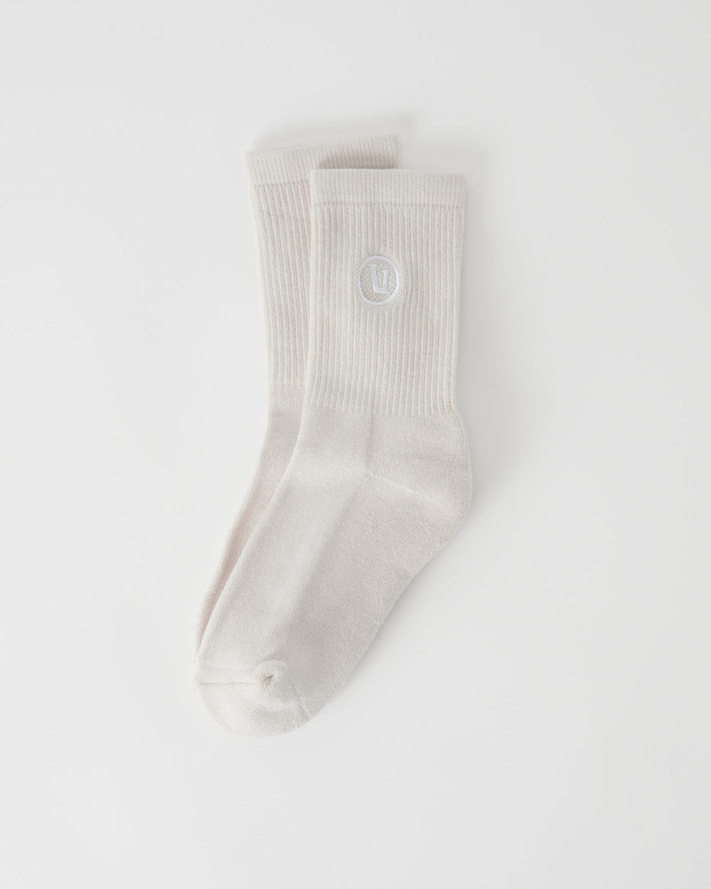 Half Crew Sock Salt Heather | Vuori Online