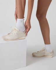 Quarter Crew V1 Sock 2.0 White | Vuori Sale