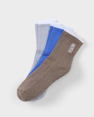 Half Crew Gripper Sock Smokey Taupe Grip Socks | Vuori Discount