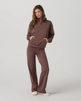 Granite Foldover Straight Leg Women's Sable Heather Pant | Vuori For sale