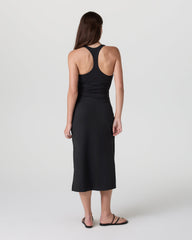 Halo Racerback Dress Solid Black | Vuori Online