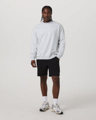 Restore Oversized Crew 2.0 Pale Grey Heather | Vuori Sale