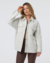 Restore Shirt Jacket Salt French Terry Shirt | Vuori For sale